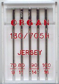 Organ 5x Jersey Machine needle no 70/100, 10 pcs